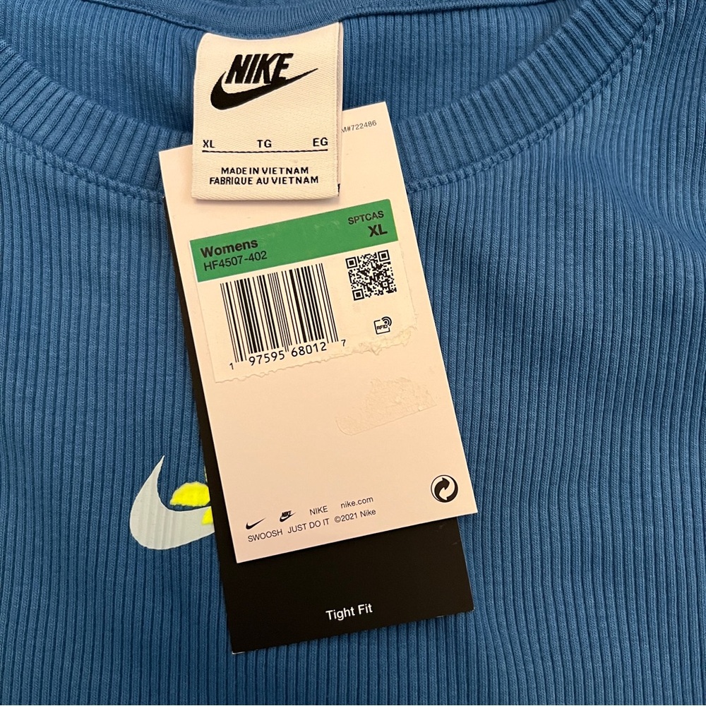 Nike Cropped Ribbed Tank - Picture 5 of 6